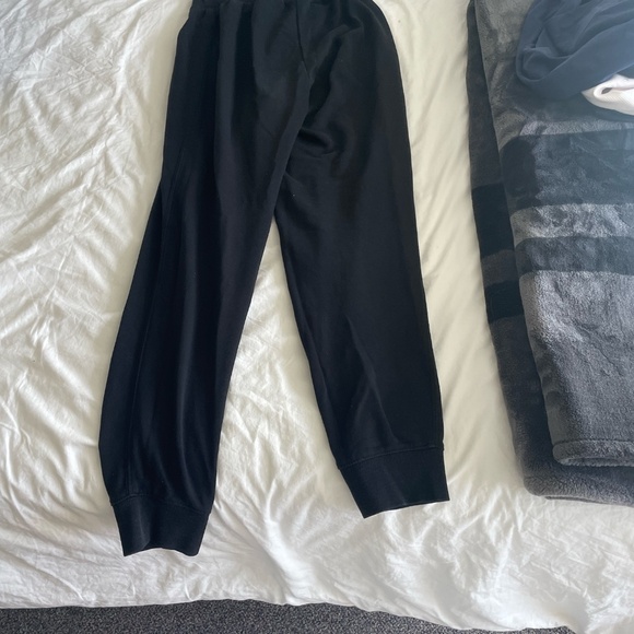 Black Drawstring Sweatpants - Picture 2 of 2